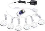 Linkable Under Cabinet Led Lighting Kit 12V Slim Dimmable Puck Lights With. Fixed Price $52.99.
