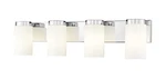 Z-lite 746-4V Burk Light 30"W Vanity Chrome. Fixed Price $272.00.