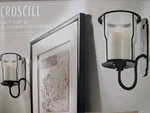 2 Croscill Metal Wall Sconces Seeded Glass Pullman + Battery Gift. Fixed Price $40.00.