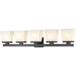 Z-lite 1937-5V-MB Astor Light 36 Inch Matte Black Vanity Wall. Fixed Price $254.80.