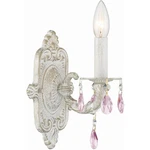 Crystorama 5021-AW-RO-MWP Paris Market Wall Sconce Antique White. Fixed Price $161.02.