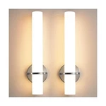 Brushed Nickel Bathroom Sconces Wall Lighting 18W Led Dimmable Vanity F.... Fixed Price $133.70.