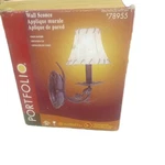 Portfolio Faux Leather Pinecones Single Light Cabin Rustic Wall Sconce #78955. Fixed Price $29.25.