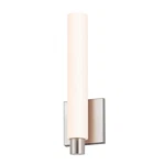 Sonneman 2440-DT Nickel Tubo Slim 13.25"H Led Bathroom Sconce With Drum Trim. Fixed Price $430.00.