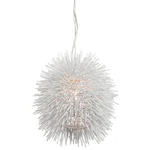 Varaluz 169M01 White Urchin Single Light 9"W Mini Pendant. Fixed Price $399.00.