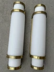 Lot Of Pieces Hudson Valley Lighting 6622-AGB Malcolm 18" Led Sconces. Fixed Price $462.15.