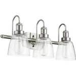 Quorum Light Clear/seeded Vanity, Satin Nickel 508-3-65. Fixed Price $213.60.