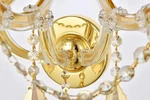 Elegant Lighting Maria Theresa 30" 7 Royal Crystal Wall Sconce. Fixed Price $754.00.