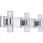 Bathroom Vanity Foyer Wall Sconce Chrome And Glass 6 Lighting Fixture 24". Fixed Price $472.52.