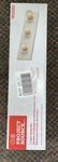 Vanity Light Bar 3 Bulb Fixture 18" White Traditional Metal Bathroom Damp Rated. Fixed Price $23.99.