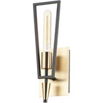 Maxim Lighting 11651BKSBR Wings Wall Sconce Black And Satin Brass. Fixed Price $75.20.