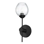 Dainolite Abii Light Vanity, Matte Black/clear ABI-141W-MB-CLR. Fixed Price $75.20.