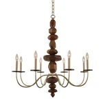 Kalco Lassen 8 Light Chandelier, Champagne Gold - 304951CG. Fixed Price $2332.00.