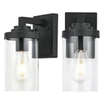 Outdoor Indoor Wall Sconce Set Of 2, Modern Exterior Lantern With Clear .... Fixed Price $96.33.