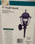 Cordelia Lighting 9 Wall Mount Exterior Light,new,bronze Finish. Fixed Price $19.87.