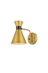 Elegant Lighting LD2353 Halycon 8" Tall Bathroom Sconce - Black. Fixed Price $86.00.