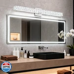 Solfart Bathroom Vanity Lighting Crystal Fixtures Over Mirror. Fixed Price $146.06.