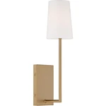 Crystorama LEN-251-VG Lena Bath Sconce Wall Light In Vibrant Gold. Fixed Price $150.00.