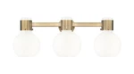 Innovations Lighting 464-3W-10-24 Lawton Sphere Vanity Brushed Brass /. Fixed Price $359.04.