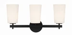Crystorama Lighting Group COL-103 Colton 23"W Vanity Black. Fixed Price $275.26.