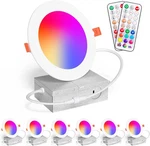 Recessed Lighting 4 Inch Rgbcw Color Changing 12W Led Downlights With Junction. Fixed Price $70.99.