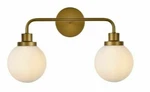 Wall Sconce Light Fixture Frosted Glass Shades Dining Bathroom Hallway 18". Fixed Price $176.01.