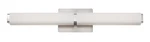 Modern Forms Vogue 2-LIGHT Bath Vanity, Brushed Nickel, 3000K (WS-3127-BN). Fixed Price $370.00.