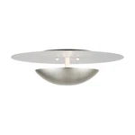 Livex Ventura 2 Light Large Semi-flush/wall Sconce, Nickel 56570-91. Fixed Price $199.96.