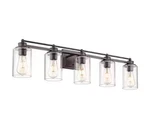Jazava Farmhouse 31.7 In. 4-LIGHT Oil-rubbed Bronze Bathroom Vanity. Fixed Price $89.00.