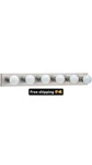 Sea Gull Center Stage Light 36 Inch Bath Vanity, Brushed Stainless, 4739-98. Fixed Price $47.97.