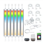 Smart Under Cabinet Lighting Strip Lights White & Color Changin... Usa Fast Ship. Fixed Price $130.22.