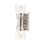 Livex Lighting Bennington Industrial Farmhouse Wall Sconce Brushed Nickel 18172. Fixed Price $108.50.