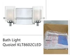 Quoizel Kolt Modern Vanity Bath Lighting/ 2-LIGHT/ KLT8602CLED /polished Chrome. Fixed Price $209.99.