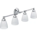 MOEN-YB2264CH Chrome Frosted Globes, Vanity Light, Dual Mount, Quick Connect. Fixed Price $115.00.