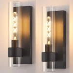 Black Wall Sconces Set Of 2, Modern Bathroom Lighting Vanity Lig.... Fixed Price $94.97.