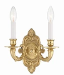 Crystorama Lighting Group 642 Cast Brass Wall Mount 10" -. Fixed Price $348.00.