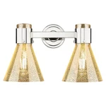 Innovations Lighting 464-2W-G464C-7ME Lawton Cone 16"W Nickel. Fixed Price $325.60.