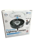 Skyplug 5" Hardwired Brushed Nickel & Play Lighting Canopy Carina 5524-BN. Fixed Price $19.88.