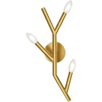 Dainolite Lighting MOR-203W-AGB Morgan Wall Sconce Aged Brass. Fixed Price $126.00.