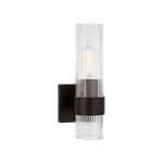 Visual Comfort CV1021AI Chapman And Myers Geneva 1L Vanity Sconce - Aged Iron. Fixed Price $99.99.