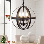 Dllt Vintage Pendant Hanging Light Fixtures, Flush Mount Ceiling Chandelier L.... Fixed Price $75.44.