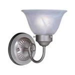 One Light Pewter Bathroom Sconce By Designers Fountain 4250-AL-PW. Fixed Price $29.67.