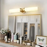 Emak Gold Vanity Lights For Mirror, 2-LIGHT Bathroom Fixtures Over Mirror.. Fixed Price $59.99.