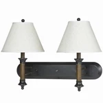 Cal Lighting & Accessories LA-60007W2L-2 Hotel Wall Sconce Dark Bronze New. Fixed Price $259.00.