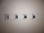 Volume Lighting 4-LIGHT Indoor Chrome Movie Beauty Makeup Hollywood Vanity. Fixed Price $17.05.