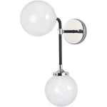 Maxim Lighting 24722WTBKPN Atom Wall Sconce Black And Polished Nickel. Fixed Price $125.80.
