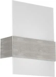 Eglo 86995A Nikita Wall / Ceiling Light Matte Brushed Nickel Frosted Glass Panel. Fixed Price $54.90.