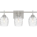 Quoizel LCY8622 Lucy 3 Light 22"W Vanity - Nickel. Fixed Price $259.99.