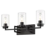 Golden Lighting 6070-BA3 Blk Tribeca 23"W Bathroom Vanity Black. Fixed Price $219.99.