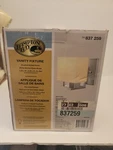 Hampton Bay Vanity Fixture Sconce Brushed Nickel White Etched Glass. Fixed Price $27.00.